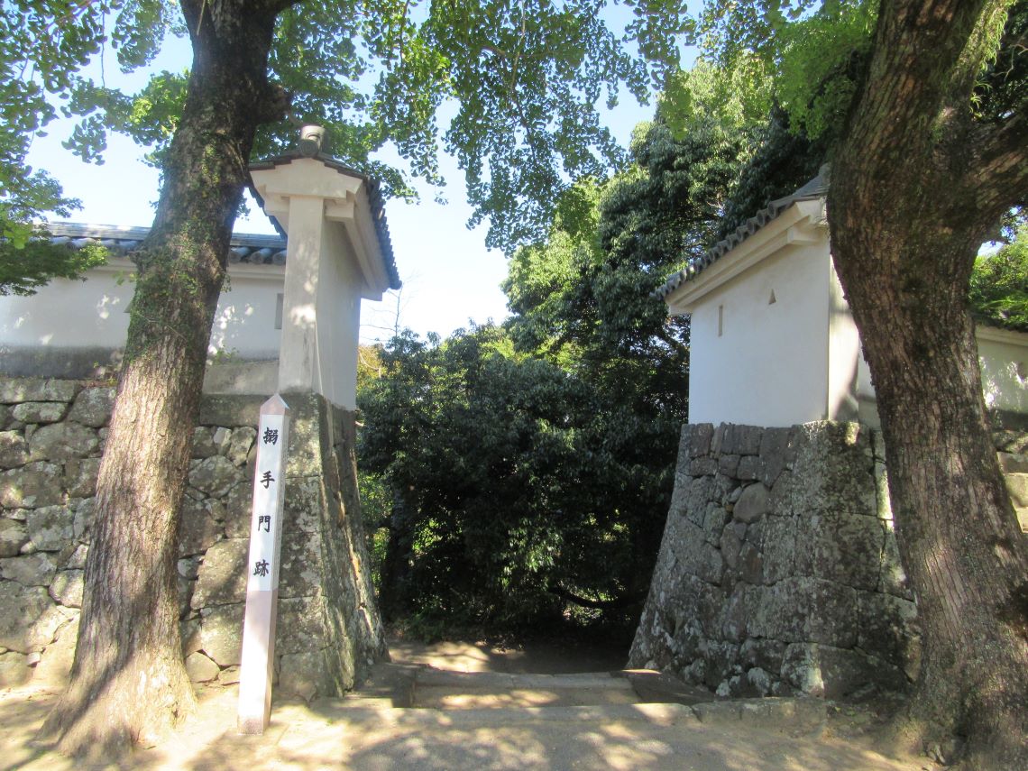 長崎県大村市の玖島城跡。