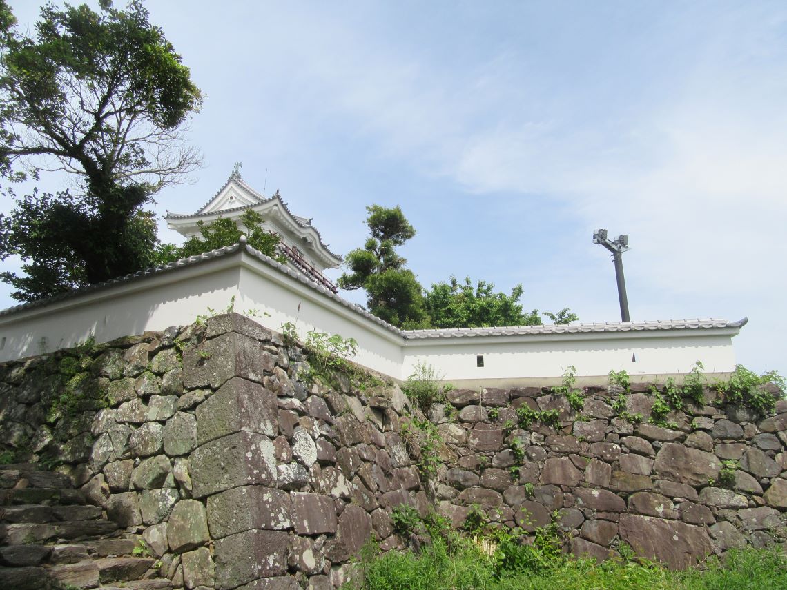 長崎県平戸市の平戸城で撮影した、まさにお城の風景。