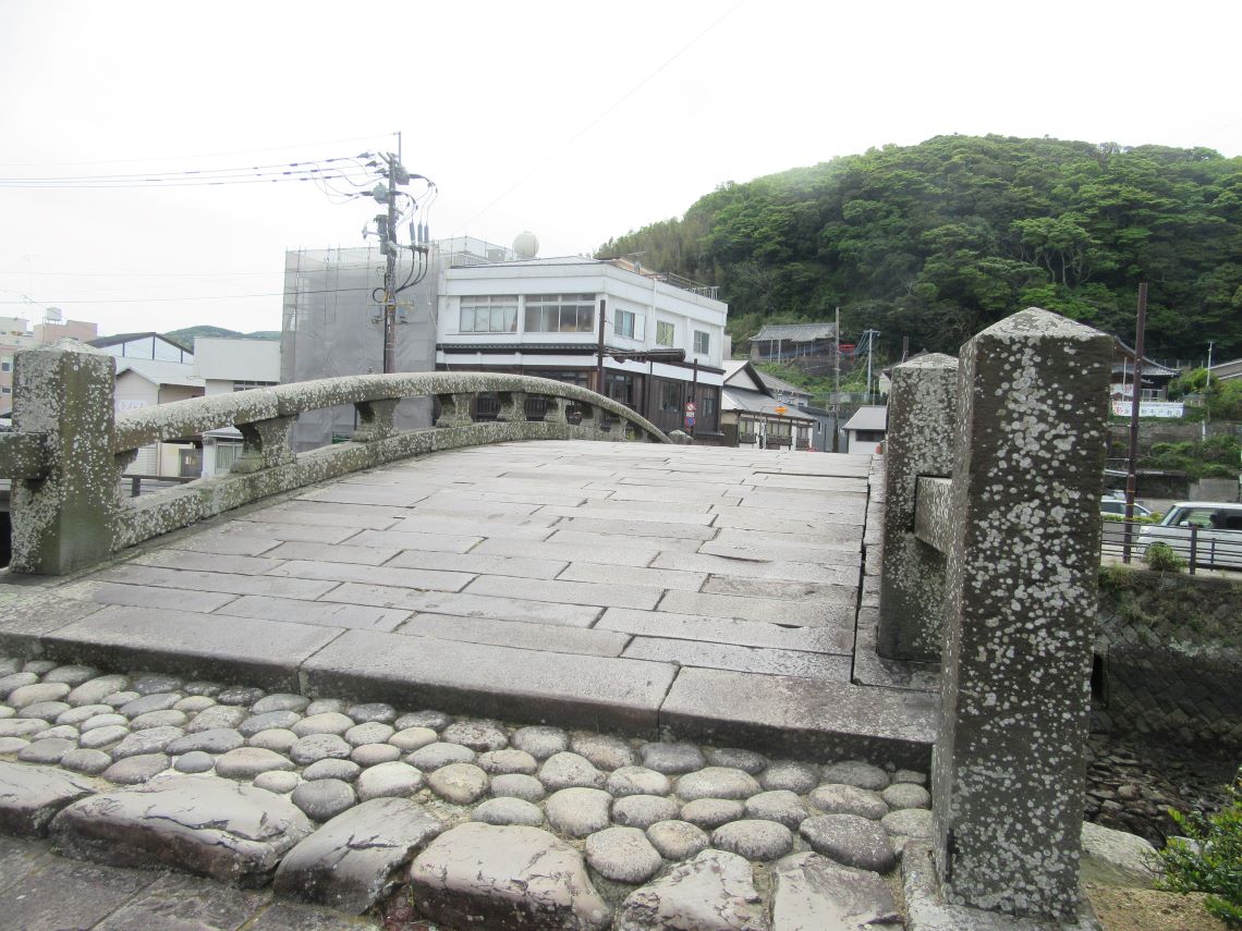 長崎県平戸市の市街地で撮影した、幸橋。