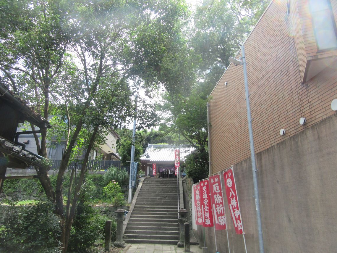 長崎市の中川八幡神社の夏の空気。