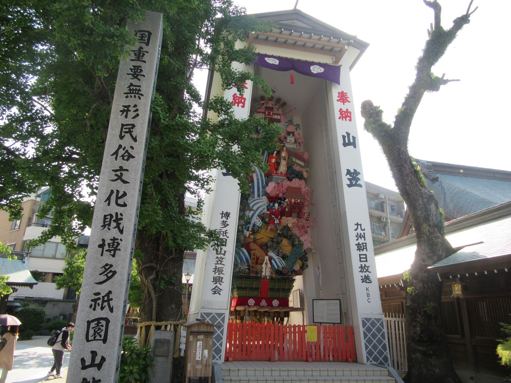 福岡市・櫛田神社の山笠。